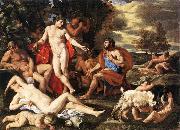 Nicolas Poussin Midas and Bacchus oil painting